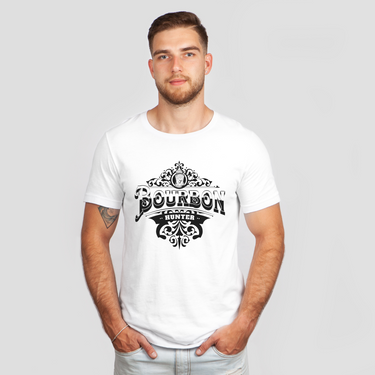 bourbon hunter white shirt